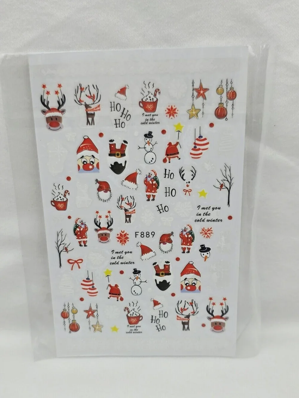 Trendy Self Adhesive Nails Art Transfer Sticker